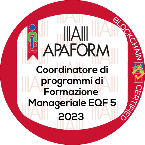 Coordinatore di programmi di formazione manageriale livello EQF 5 stimato da APAFORM